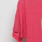 Close-up of the Left sleeve on the Vintage Y2K OBX Running Company "Greetings from OBX" Postcard T-Shirt - S