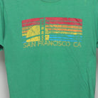 Close-up of the main graphic on the Vintage Style SF Golden Gate Bridge T-Shirt M