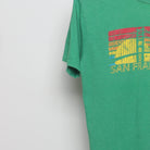 Close-up of the sleeve on the Vintage Style SF Golden Gate Bridge T-Shirt M