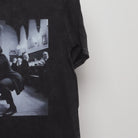 Close-up of the sleeve on the Vintage Style Snape Twerking Meme T-Shirt L
