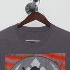Close-up of the collar and tag on the Vintage Y2K Star Wars "I Love You" Princess Leia T-Shirt - M