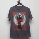 Front view of Vintage Y2K Star Wars "I Love You" Princess Leia T-Shirt - M