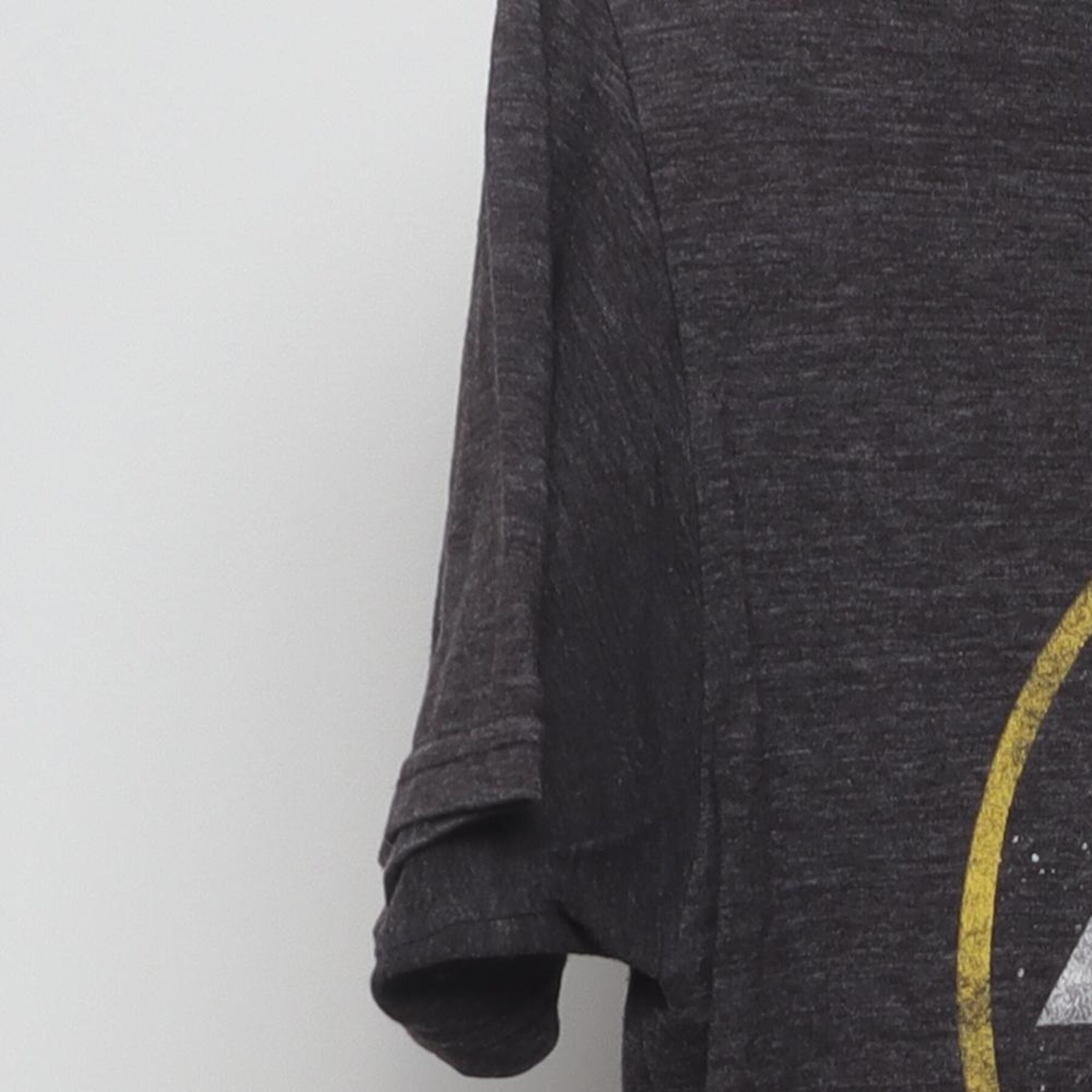 Close-up of the Left sleeve on the Vintage 1970s Star Wars "TIE Fighter Logo" T-Shirt - S