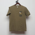Front view of Vintage-Style Uniqlo UT Lion Coffee Graphic T-Shirt M