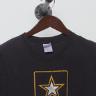 Close-up of the collar and tag on the Vintage Y2K U.S. Army "Army Star Logo" T-Shirt - L