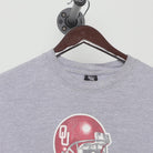 Close-up of the collar and tag on the Vintage Y2K 2005 Orange Bowl "Oklahoma Sooners" T-Shirt - XL