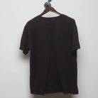 Back view of Vintage Y2K Adidas "Pixelated Bar Logo" T-Shirt - L