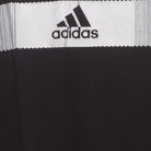 Close-up of the main graphic on the Vintage Y2K Adidas "Pixelated Bar Logo" T-Shirt - L