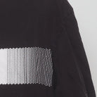 Close-up of the Right sleeve on the Vintage Y2K Adidas "Pixelated Bar Logo" T-Shirt - L