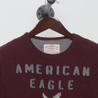 Close-up of the collar and tag on the Vintage Y2K American Eagle Outfitters "Classic Logo" T-Shirt - M