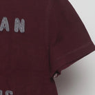 Close-up of the sleeve on the Vintage Y2K American Eagle Outfitters "Classic Logo" T-Shirt - M