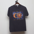 Front view of Vintage Y2K Anvil "Celestial Sun & Moon" T-Shirt - L