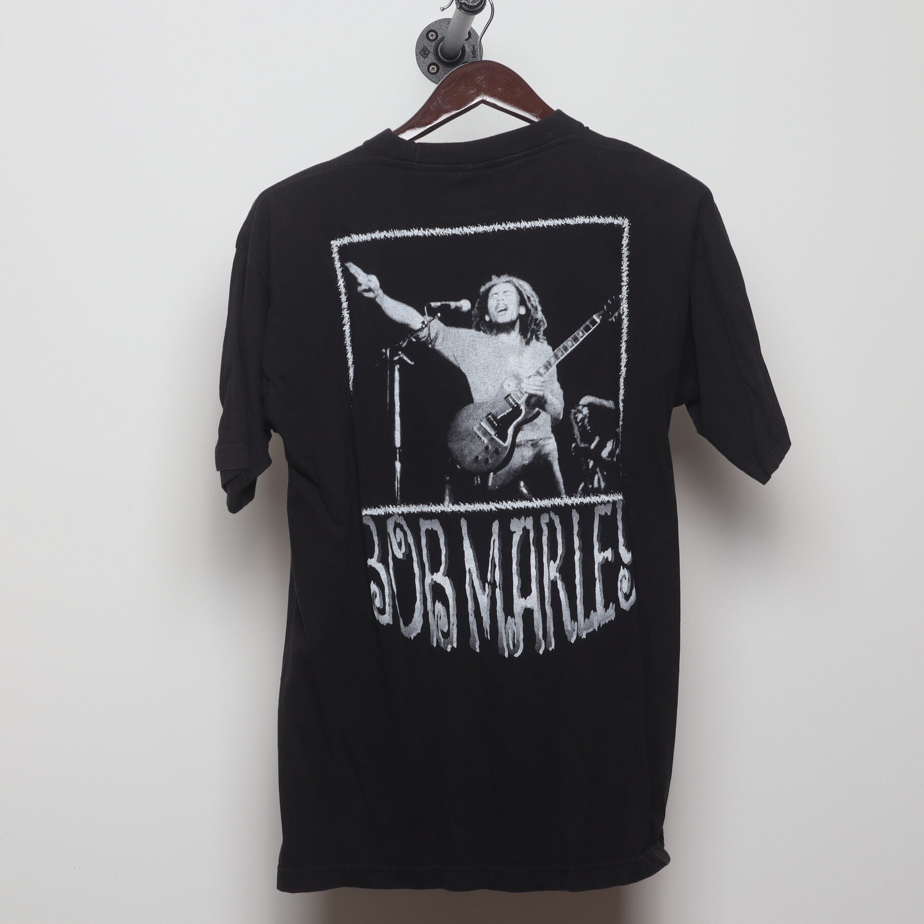 Back view of Vintage Y2K Bob Marley "Live Performance" T-Shirt - M