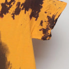 Close-up of the sleeve on the Vintage Y2K Bubba Gump Shrimp Co. "Winking Smiley" T-Shirt - XS