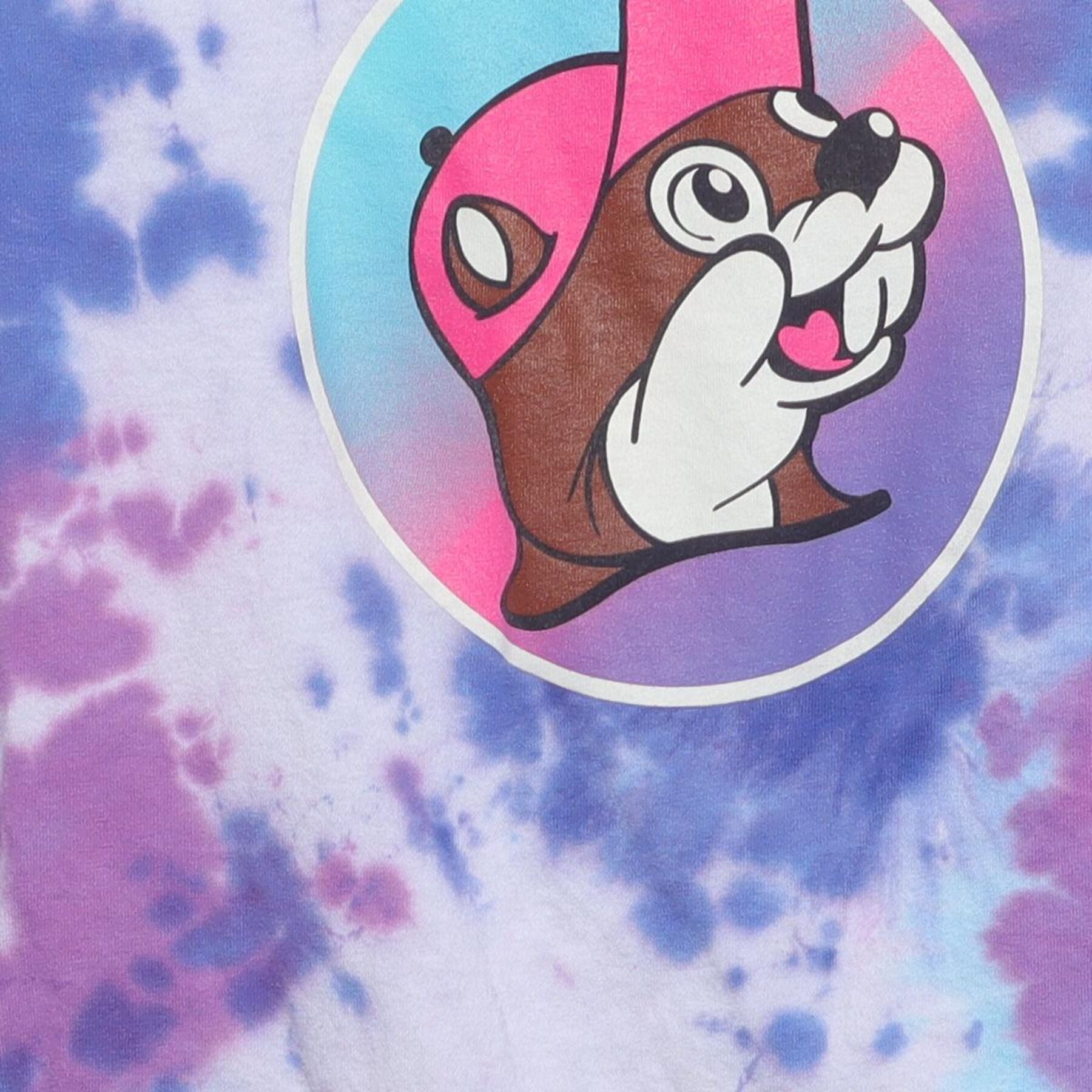 Close-up of the main graphic on the Vintage Y2K Buc-ee's "Take Me To Buc-ee's Road Trip" T-Shirt - XL