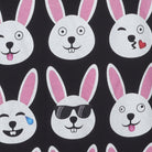 Close-up of the main graphic on the Vintage Y2K Gildan "Bunny Emojis" T-Shirt - S