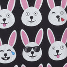 Close-up of the main graphic on the Vintage Y2K Gildan "Bunny Emojis" T-Shirt - S