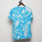 Back view of Vintage Y2K Custom "Splatter Bleach Dye" T-Shirt - M