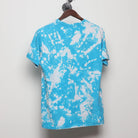 Back view of Vintage Y2K Custom "Splatter Bleach Dye" T-Shirt - M