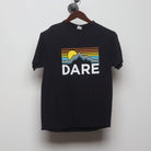 Back view of Vintage Y2K DARE "Mountain Sunset" T-Shirt - S