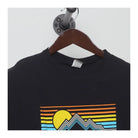 Close-up of the collar and tag on the Vintage Y2K DARE "Mountain Sunset" T-Shirt - S