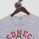 Close-up of the collar and tag on the Vintage Y2K Duck Dynasty "Redneck of the Year" T-Shirt - L