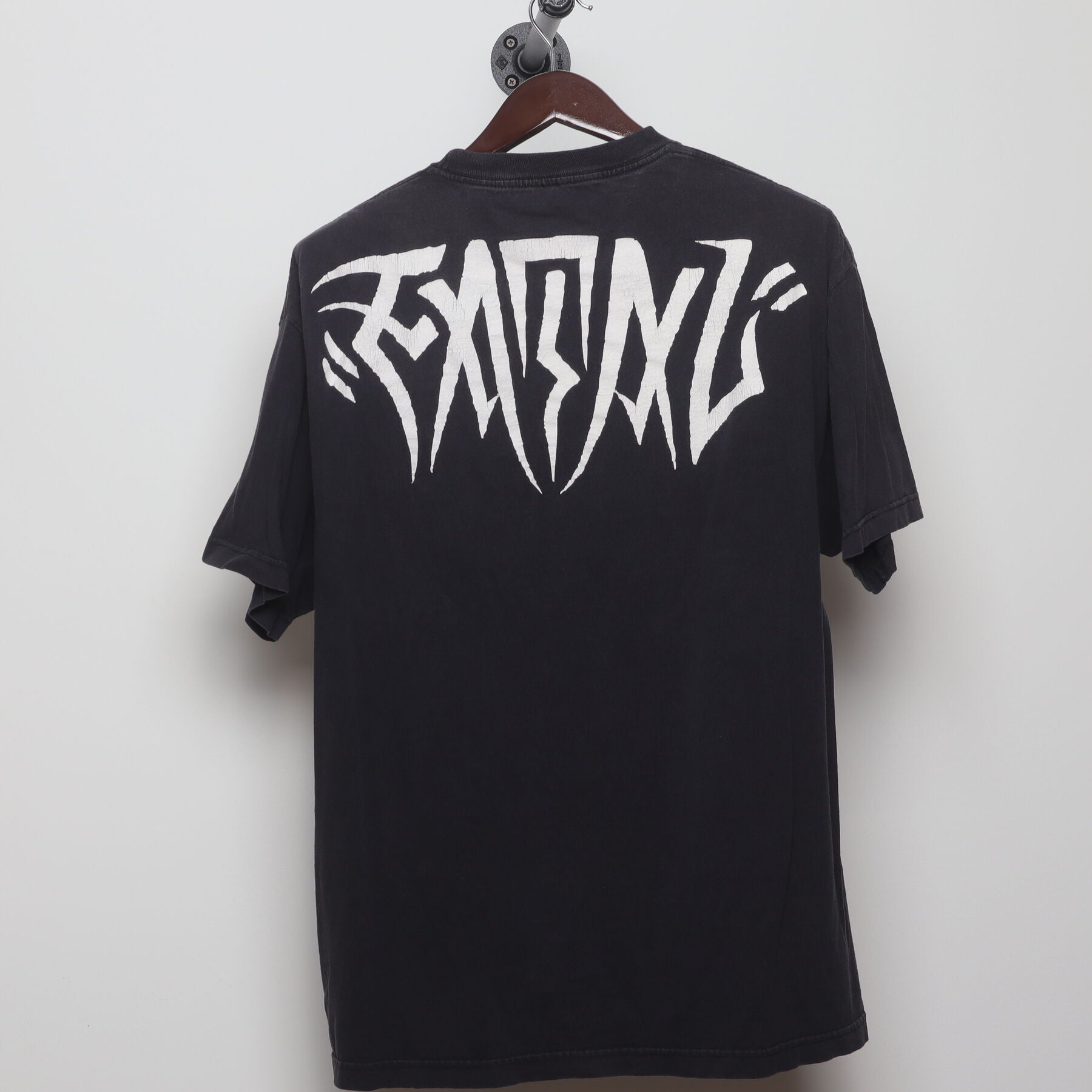 Back view of Vintage Y2K Fatal "Tattoo Pinup" T-Shirt - XL