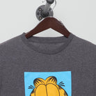Close-up of the collar and tag on the Vintage Y2K Garfield "Meh." T-Shirt - M