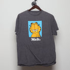 Front view of Vintage Y2K Garfield "Meh." T-Shirt - M