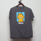 Front view of Vintage Y2K Garfield "Meh." T-Shirt - M