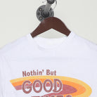 Close-up of the collar and tag on the Vintage Y2K Good Times "Nothin' But Good Times" T-Shirt - S