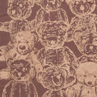 Close-up of the sleeve on the Vintage Y2K Graphic "Teddy Bear Pile" T-Shirt - L