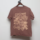 Front view of Vintage Y2K Graphic "Teddy Bear Pile" T-Shirt - L