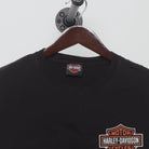 Close-up of the collar and tag on the Vintage Y2K Harley-Davidson "Bar & Shield Logo" T-Shirt - M