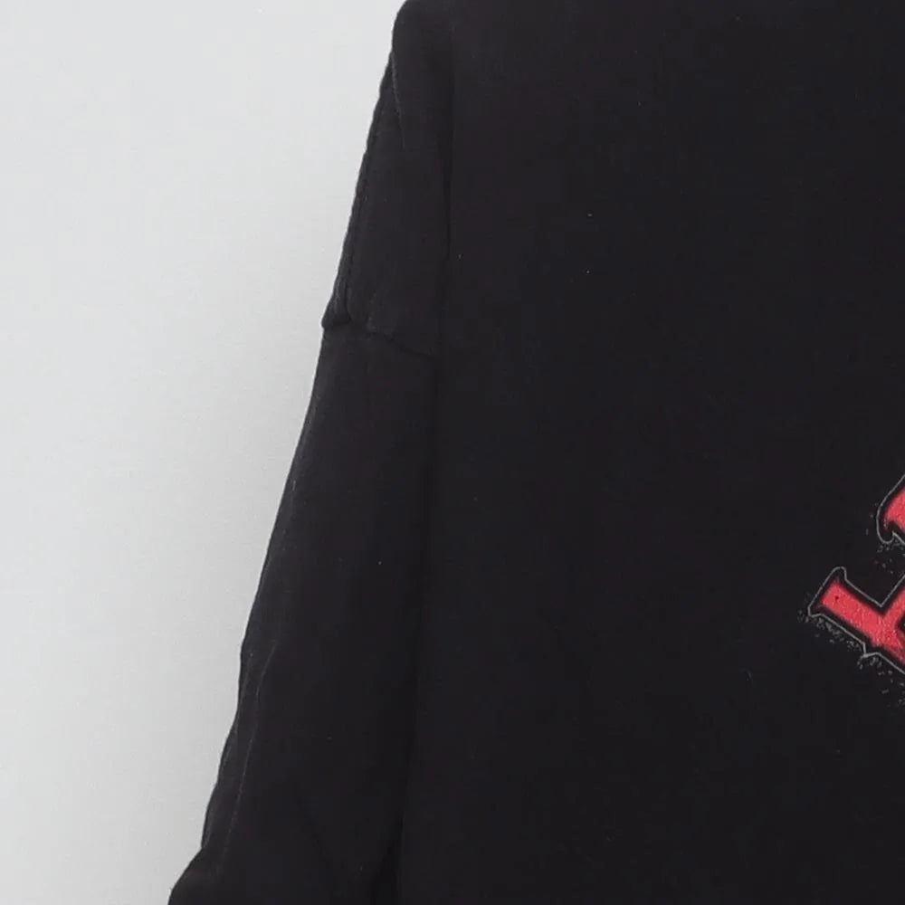 Close-up of the sleeve on the Vintage Y2K Harley-Davidson "Evil Clown" T-Shirt - XXL