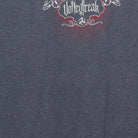 Close-up of the main graphic on the Vintage Y2K Unleash Break "Tribal Logo" T-Shirt - L