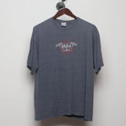Front view of Vintage Y2K Unleash Break "Tribal Logo" T-Shirt - L