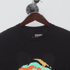 Close-up of the collar and tag on the Vintage Y2K LRG (Lifted Research Group) "Camo Panda" T-Shirt - S