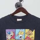 Close-up of the collar and tag on the Vintage Y2K Nickelodeon "Nicktoons" T-Shirt - M