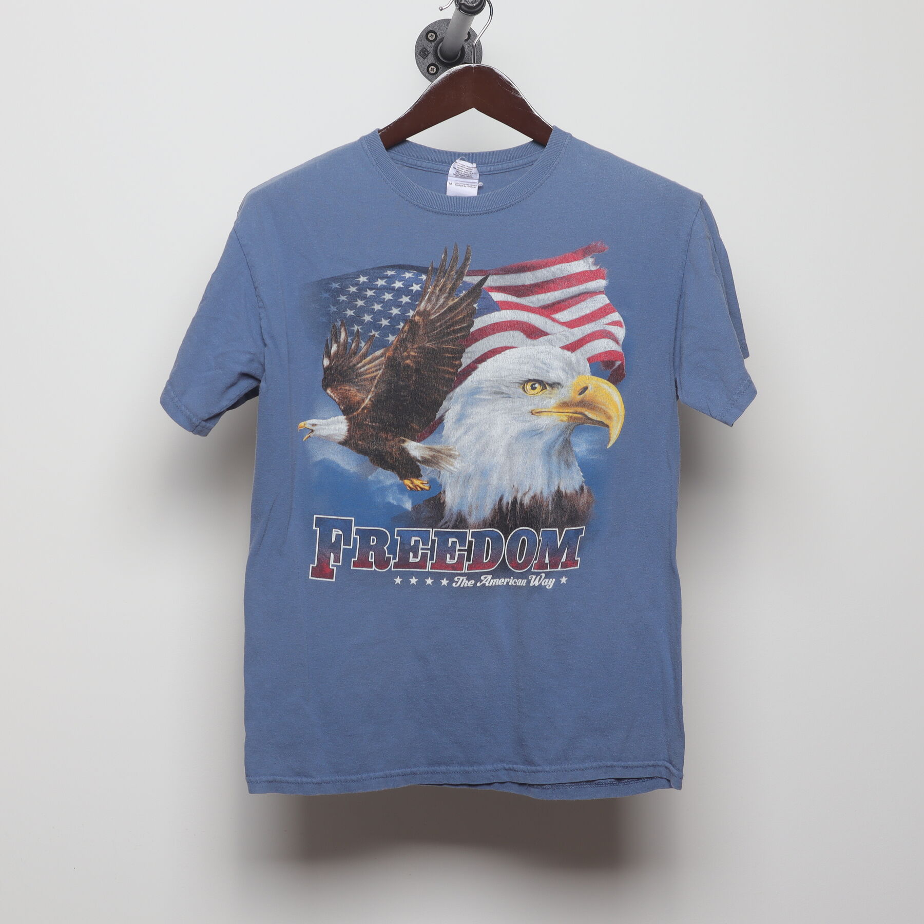 Front view of Vintage Y2K Freedom "The American Way" T-Shirt - S