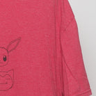 Close-up of the Right sleeve on the Vintage Y2K Pokémon "Original Starters & Friends" T-Shirt - XL