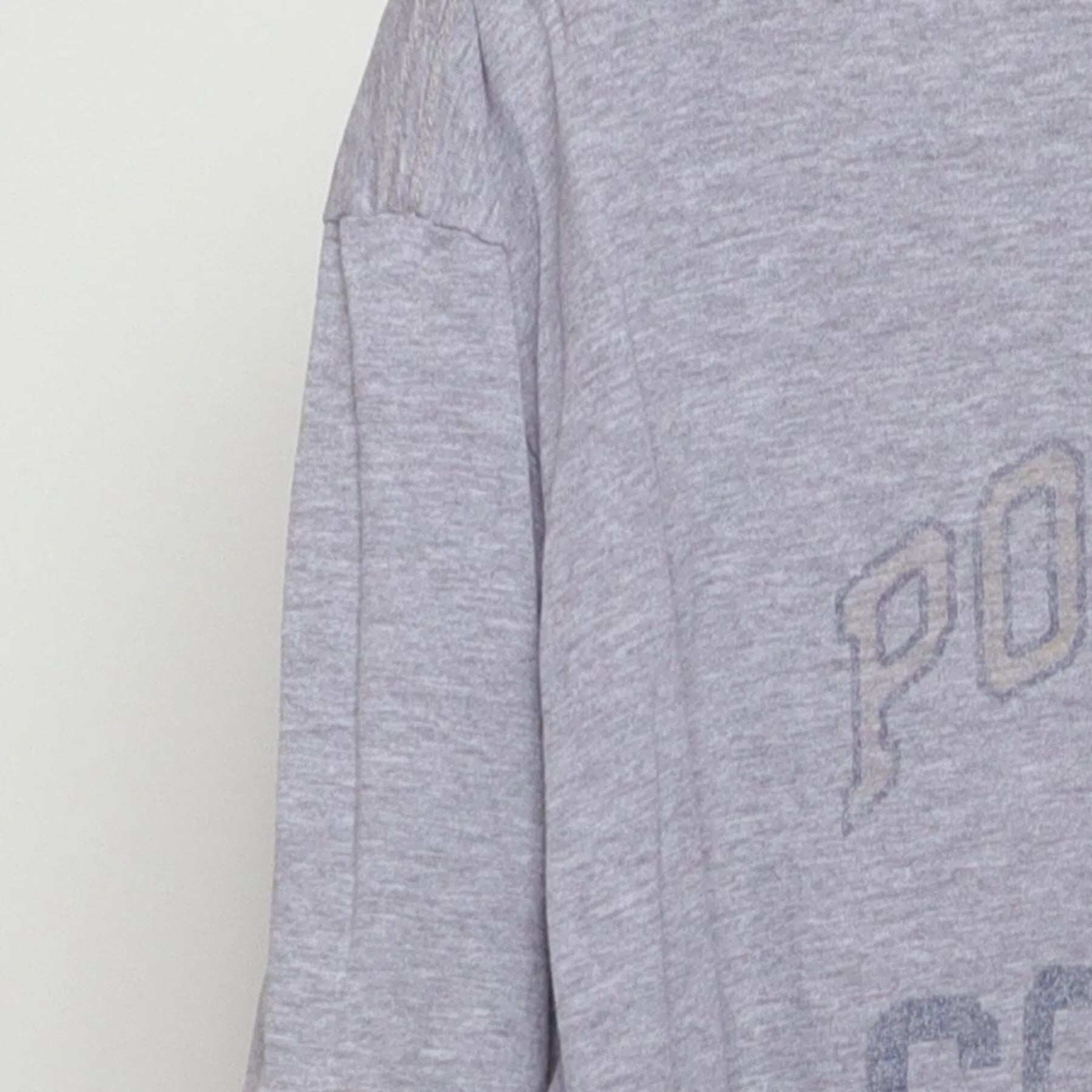 Close-up of the Left sleeve on the Vintage Y2K Polo Jeans Co. "Company Logo" T-Shirt - L