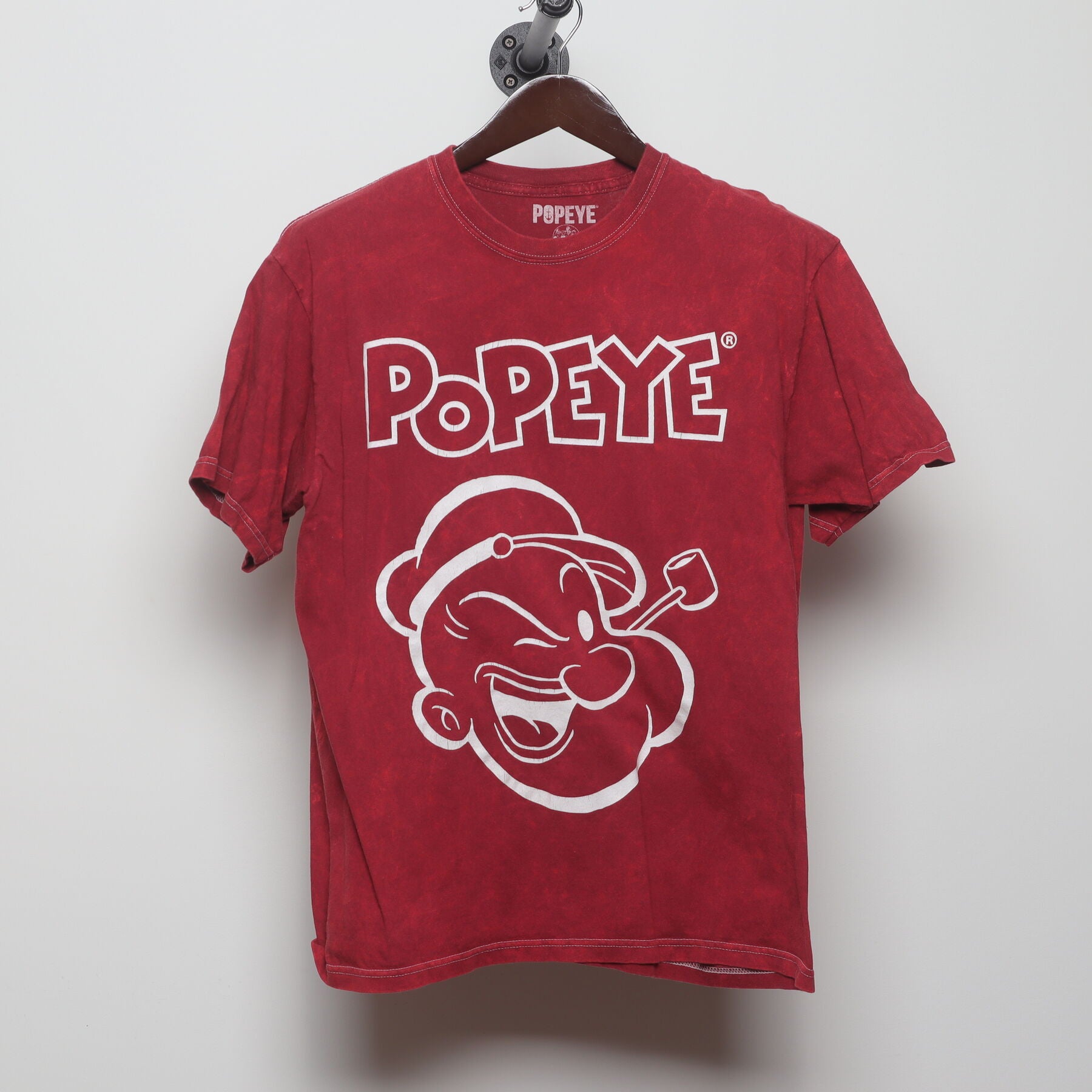 Front view of Vintage Y2K Popeye "Classic Wink" T-Shirt - M
