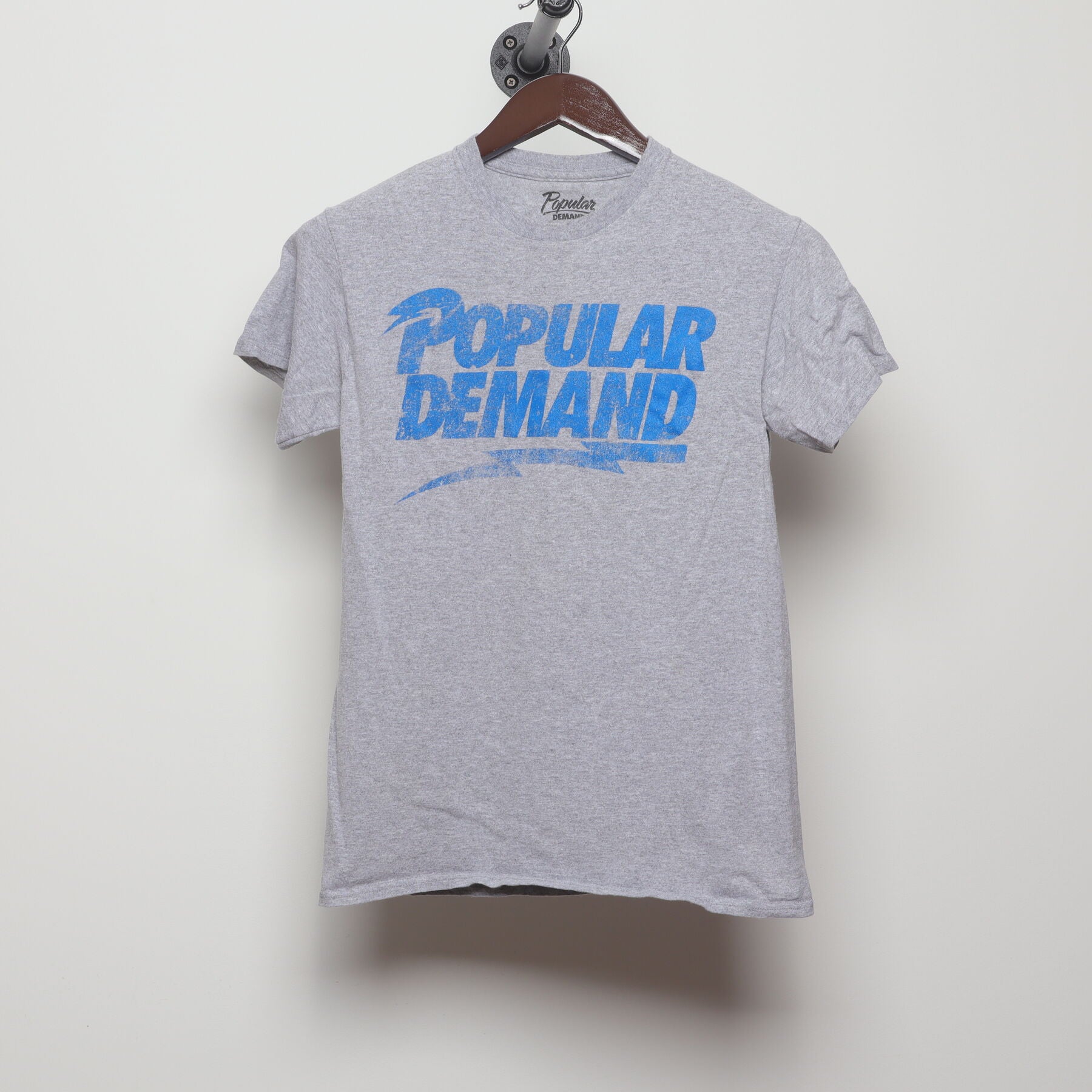 Front view of Vintage Y2K Popular Demand "Popular Demand" T-Shirt - XS