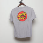 Back view of Vintage Y2K Santa Cruz "Classic Dot Logo" T-Shirt - M