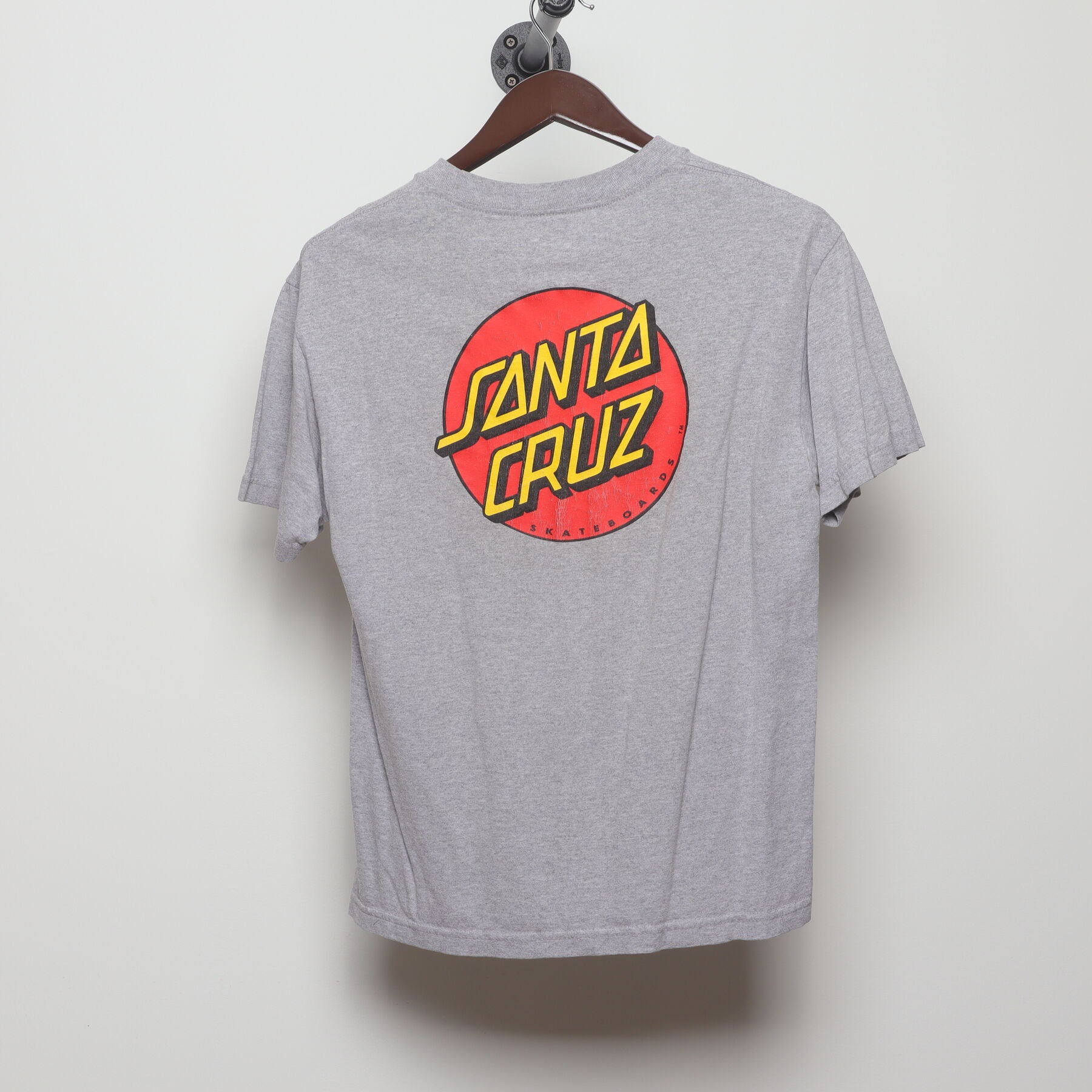 Back view of Vintage Y2K Santa Cruz "Classic Dot Logo" T-Shirt - M