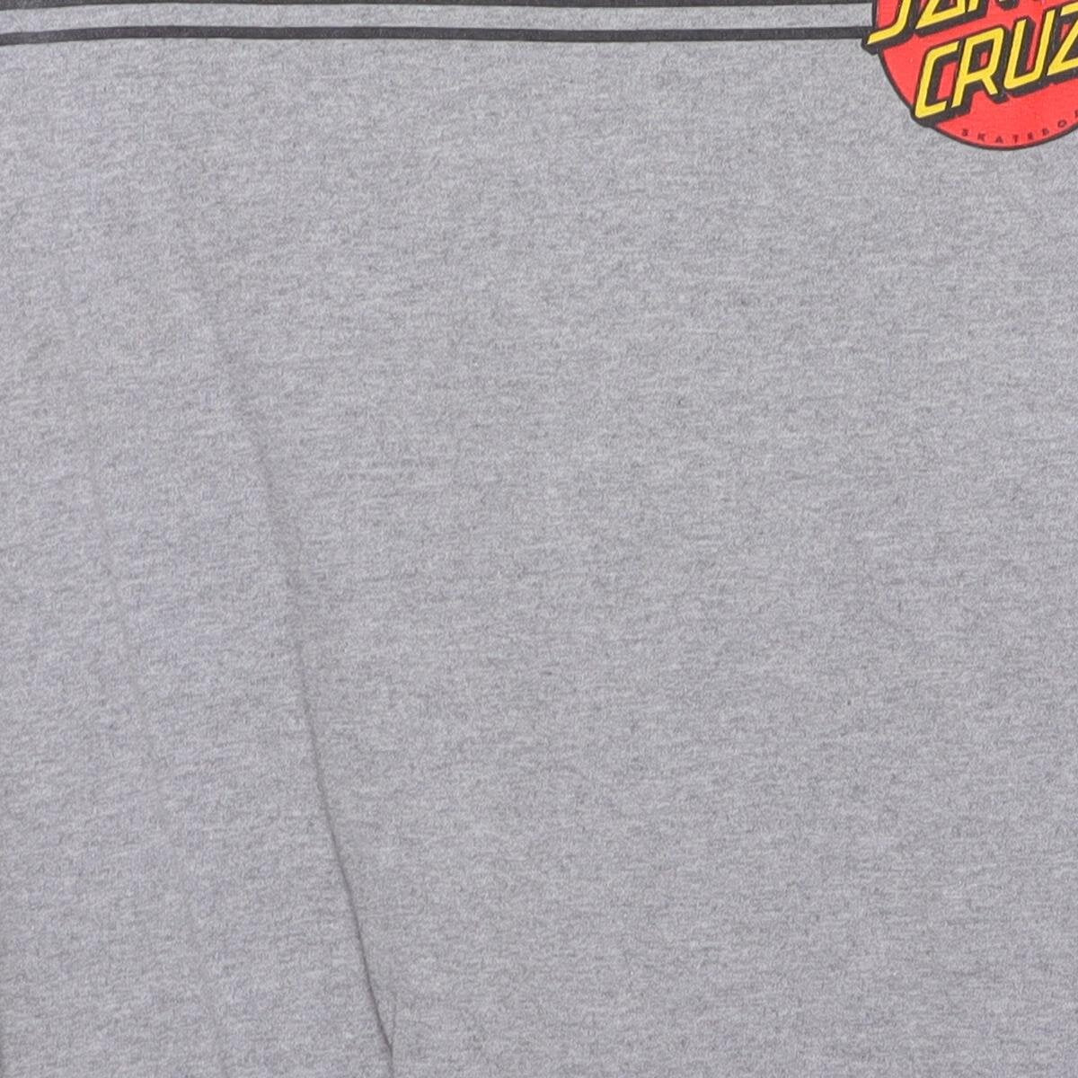 Close-up of the main graphic on the Vintage Y2K Santa Cruz "Classic Dot Logo" T-Shirt - M