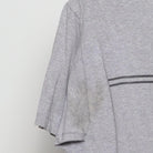 Close-up of the sleeve on the Vintage Y2K Santa Cruz "Classic Dot Logo" T-Shirt - M