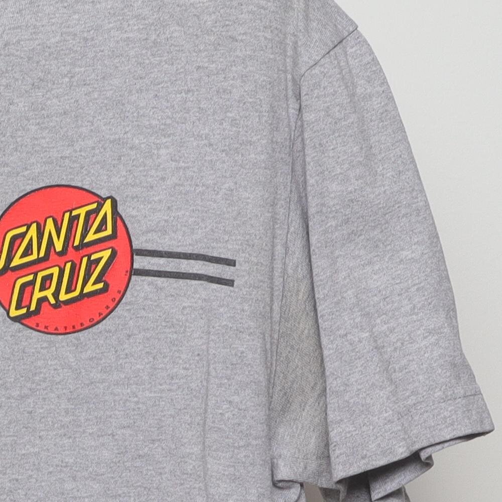 Close-up of the sleeve on the Vintage Y2K Santa Cruz "Classic Dot Logo" T-Shirt - M