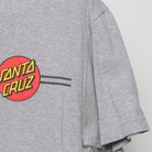 Close-up of the sleeve on the Vintage Y2K Santa Cruz "Classic Dot Logo" T-Shirt - M